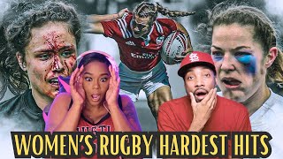 Americans REACT to THE VICIOUS SIDE Of Women's Rugby | Asia and BJ React