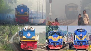 4 in 1 Video || Rupsha Express + Titumir Express + Lalmoni Express + Korotoa Express || Santahar Jn