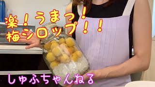 【超簡単】めんどくさがり主婦でも失敗しない梅シロップの作り方！