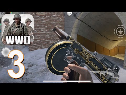 World War Heroes: WW2 FPS – Tutorial del juego, parte 3 – Thompson (iOS, Android)