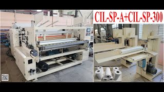 CIL-SP-A Automatic Kitchen towels Toilet paper perforated rewinding machine CIL-SP-300