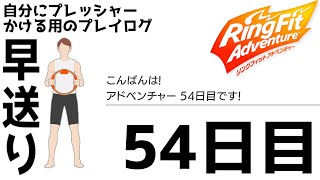 54日目【リングフィットアドベンチャー】運動負荷13！ワールド12！活動時間15分目標！トレーニング模様は早送り！