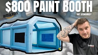 $800 Amazon Inflatable Paint Booth Review (Not Sponsored)