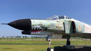 茨城空港の展示機（RF-4EJ）