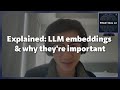 LLM embeddings explained by Jerry Liu from LlamaIndex
