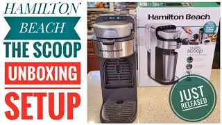 UNBOXING Hamilton Beach 49987 The Scoop Single Serve Coffee Maker with Removable Reservoir