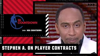 Stephen A. reacts to Adam Silver's comments on players' contracts | NBA Countdow