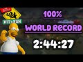 The Simpsons: Hit & Run 100% Speedrun 2:44:27 (World Record)