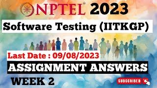 Software Testing Week 2 Quiz Answer Solution 2024 Nptel 2024 Swayam Software Testing Week 2 Quiz Answer Solution 2024 Nptel 2024 Swayam