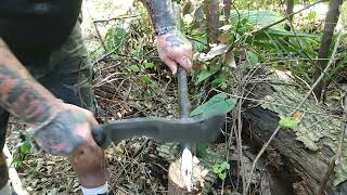 T. M. HUNT M18!!! WORKING REVIEW #knifereview #bushcraft #camping