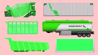 Macam macam karoseri truck:mixer truck tronton dump truck container tanker truck box truck
