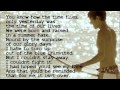 Austin Mahone- Someone like you Lyrics on screen