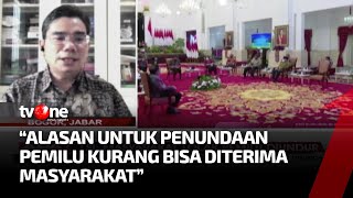 Djayadi: 60% Pemilih Jokowi Tidak Mendukung Pemilu Ditunda | AKIP tvOne