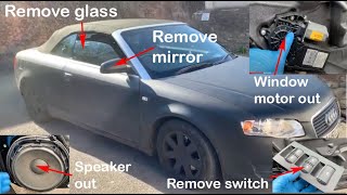 Audi A4 window regulator. Window won’t go up or down - fix