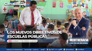 Meritocracia: Los nuevos directivos de escuelas públicas.