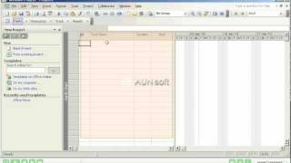 Introduction to Microsoft Project 2003  - starting the application