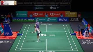 Shi yuqi vs Anders antonsen | petronas malaysia open 2025 mens singles