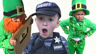 LEPRECHAUN TOOK our GOLD PLAY BUTTON! DEPUTY JAKE is on the CASE!