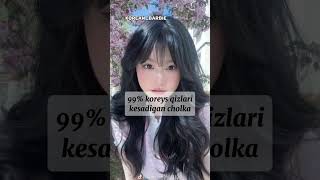 Koreys qizlaridek cholka kelishdik o'rganamiz💖💫 #korean #aesthetic #for_girl #hairbang#kdrama_blink