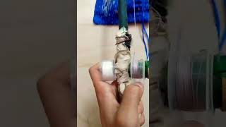 വളരെ easy ആയി ഒരു ചൂണ്ട നിർമ്മിക്കാംfishing rod and reel making malayalam#shorts