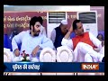 patidar supporter create ruckus during bjp s program in gujarat