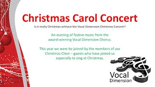 Part One - Vocal Dimension Christmas Concert