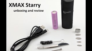 Unboxing Vaporizer Xmax Starry - little Review and comparison with Xmax V2 pro and Xmax Vital