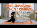 Everyday Deep Stretches ♡ Couch or Bed Yoga | All Levels Flexibility