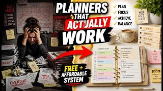 Affordable Printable Planners That Actually Work (Systems for Productivity & Organization 2026)