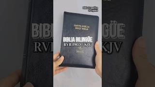 Biblia bilingüe para las personas que quieren comparar la palabra de Dios en ambos idiomas #shorts