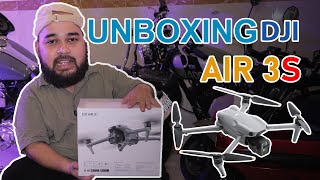 បើកប្រអប់សុីសុីន Drone Dji air 3s // Unboxing Drone Dji air 3s