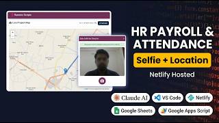 Build a Free HR Payroll System with Selfie Attendance & GPS | Claude Code + Google Sheets