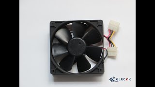 WFB1212H  DC12V 0.45A 2wires 120*120*25MM Fan