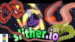 SLITHER.io (OPHIDIOPHOBIA SCOLECIPHOBIA NIGHTMARE)