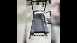 How to apply treadmill belt lube
