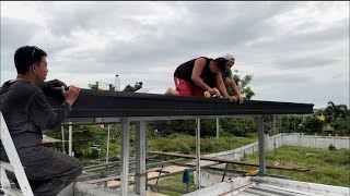 FLASHING FASCIA  AT PVC CEILING INSTALLATION