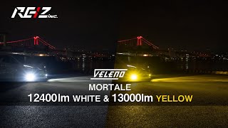 ［公式］VELENO MORTALE LEDヘッドライト・フォグ 12400lm WHITE ＆13000lm YELLOW を純正と比較