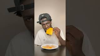 Black man eats cheese for the first time (day 9 of the 30 days challenge)