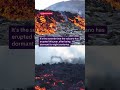 Lava flows towards Blue Lagoon in Iceland