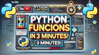 Python Function Basics: Write Your First Function Fast! || python