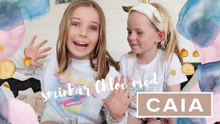 Sminkar Chloe med bara CAIAS smink, testar nya foundationen !