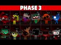 all best phases in new incredibox sprunki 2 oc phase 1 vs phase 2 vs phase 3