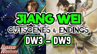 Jiang Wei ALL Cutscenes & Endings - Dynasty Warriors - 4K 60 FPS
