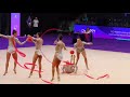 ITALY national group team 3 RIBBONS/2 BALLS - 33,5 - WC Cluj-Napoca