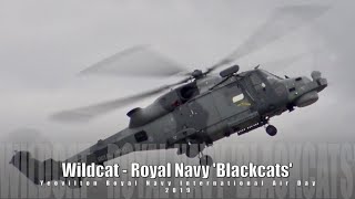 AW159 Wildcat Helicopter - Royal Navy Black Cats - Yeovilton Air Day 2019