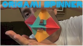 How to Make an Origami Blowing Spinner - Rob's World