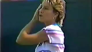 Chris Evert vs Steffi Graf   Miami Final 1986   Highlights Thriller Match between the Giants