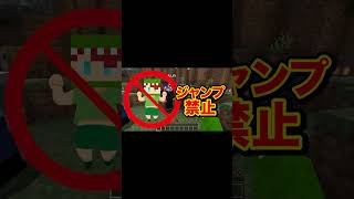 ジャンプは禁止です【マインクラフト】