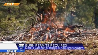 Burn permits mandatory starting today to reduce wildfire risk