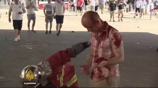 Violence mars England-Russia Euro 2016 opener